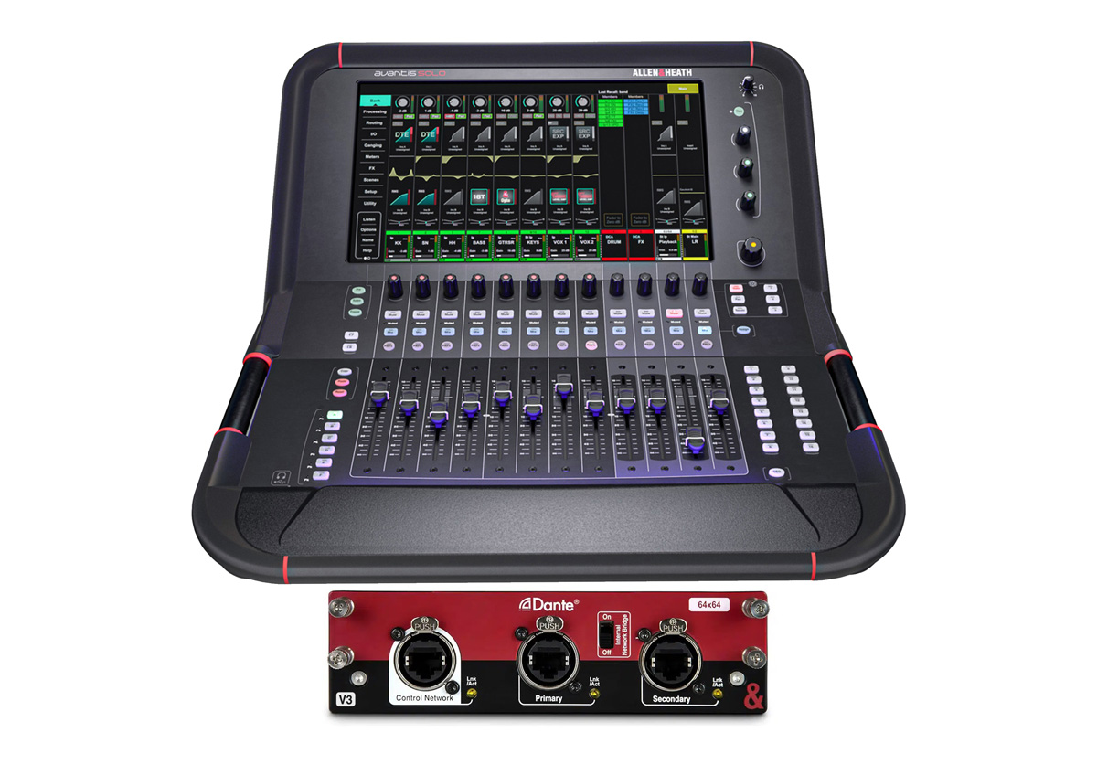 Allen&Heath Avantis Solo DANTE64 bundle