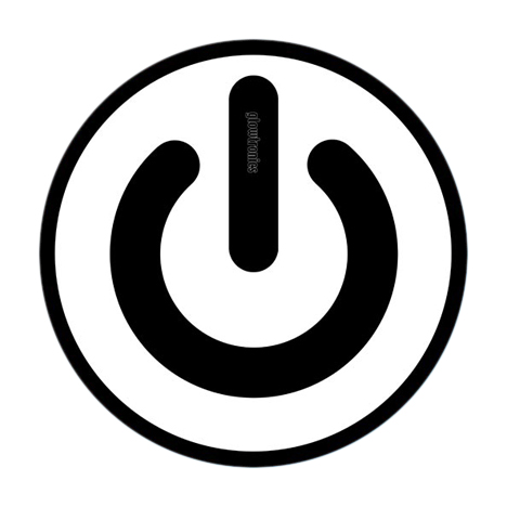 Glowtronics Slipmat Denon On/Off Button