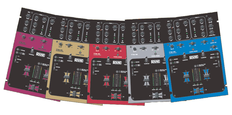 Rane TTM-56 přední panel zlatý