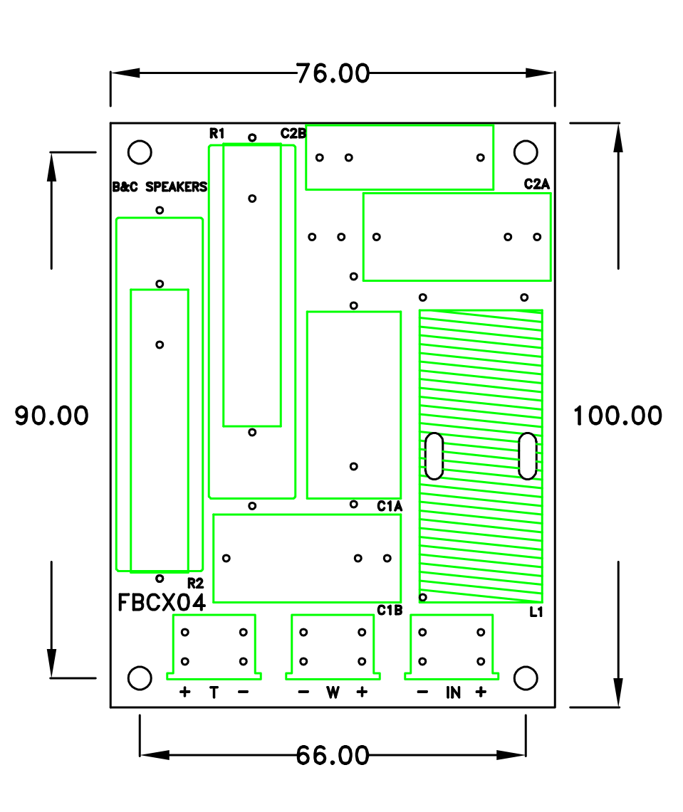 B&C Speakers FBCXN36
