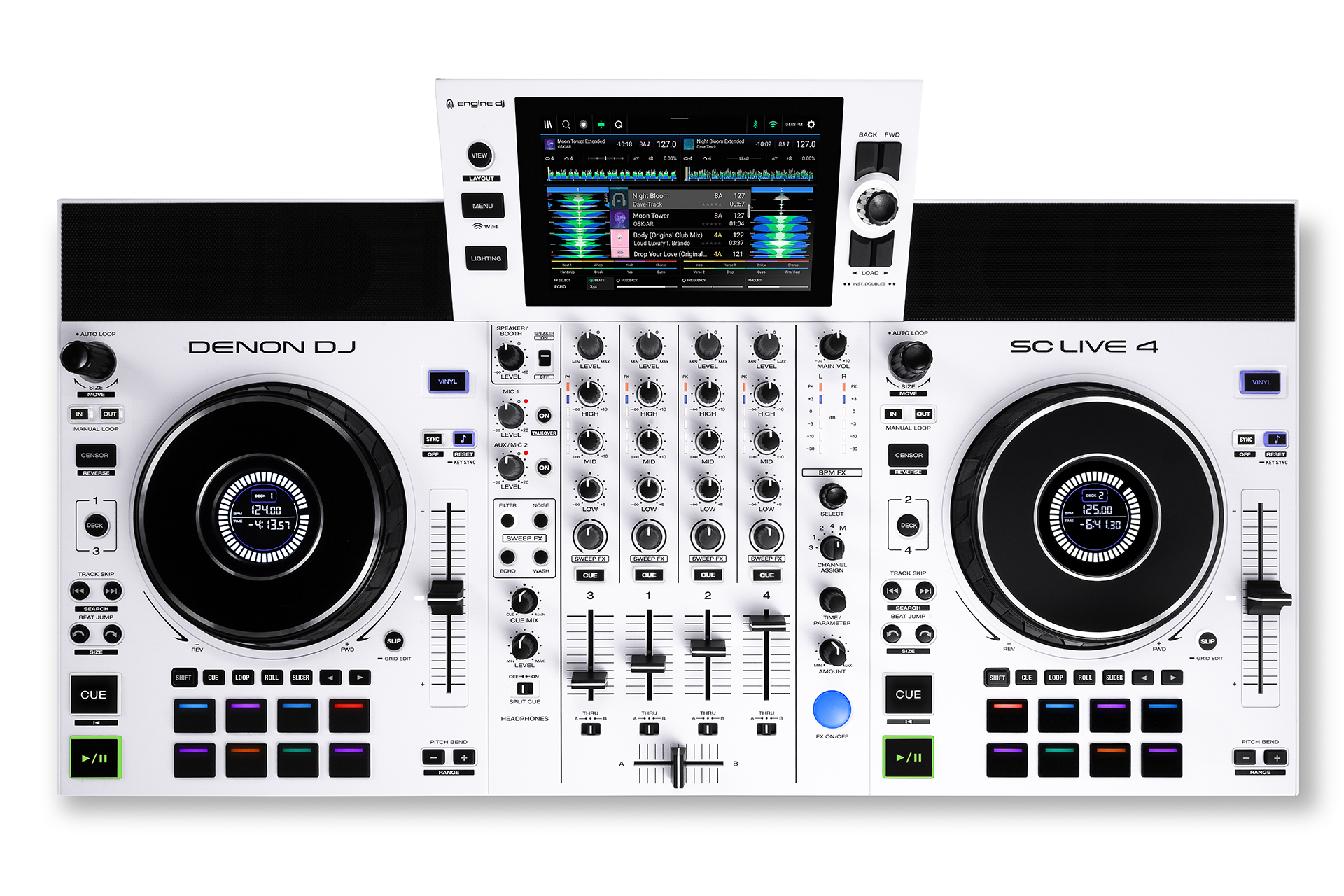 DENON DJ SC LIVE 4 WHITE