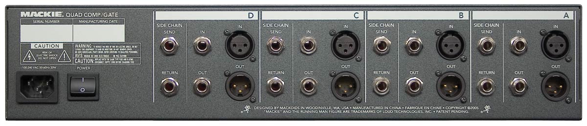 Mackie Quad Gate/Compressor